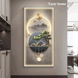 Living room entrance green plant waterproof wall stickers decorative paintings