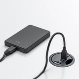 ABS Easy Connectivity With Docking Station For Office Desktop High-Speed Transmission Multi-port Black