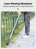 Garden Edger Tool Wheeled Manual Edging Grass Trimmer Edge Grinder Lawn Mower Cutter Weeder Cutting hine