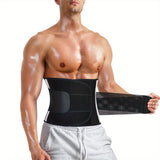 Men's Waist Training Belt, Weight Loss, Abdominal Control, Body Shaping Belt, Sweat Belt