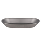 TOMSHOO Titanium Serving Platter Lightweight Camping Baking BBQ Plate Tray for Salad Pasta Snac Cookies