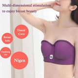 Charging Electric Massage Bra Vibration Chest Heating Stimulator Enlargement hine Breast Growth Enhancer Massager