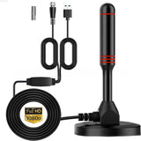 High Gain Digital Indoor And Outdoor Ground Wave Vehicle Mounted DTMB Dvb-t2 TV Antenna With Amplifier