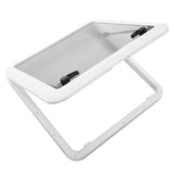 Boat Porthole L565 W565mm Wide Open Angle Tempered Glass Deck  Window Waterproof Heavy Duty UV Resistant for Boat for RV