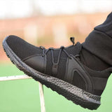 New Firefighting Flying Weaving Physical Fitness Sports, Outdoor Running Training Lightweight and Comfortable Mountaineering Shoes, Mesh Shoes