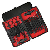 18Pcs Stainless Steel Nail Clipper Set Professional Nail Trimmer Cuticle Remover Nail Cutter Set Care Nail Grooming Nai Tool Set