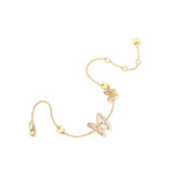 Butterfly girlfriends bracelet 925 silver simple and cold