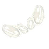 Headlight Lampshade Plastic 1 Pair Improve Lighting Effect Car Headlight Lens Cover for E Class E350 E500 E550 2002 To 2008