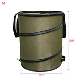 Collapsible Container Leaf Trash Can With Handles Reusable Portable Waterproof Waste Home Outdoor Yard Camping Gardening Bag