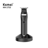 Kemei hair clipper hair trimmer KM-1753 black hot seller barber professional hair trimmer