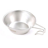LIXADA 2pcs Stainless Steel Travel Sierra Cup 200ml Measuring Bowl for Backpacking Camping Picnic Cookware