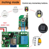 12V Wifi Relay Tuya Smart Life App Switch Module Remote-Timer Self-Locking Work With Google Home 2 Way Control