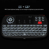 Rii i4 Mini Wireless Keyboard Bluetooth 2.4GHz Dual Modes Handheld Fingerboard Remote Control Compatible with Windows/Android