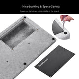 Rockhouse RPB-1BK Big Size Effects Pedal Board Sturdy PE Pedalboard Case Sticking Tape Guitar Pedals Accessories