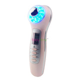 Ultrasonic Deep Cleaning Device Iontophoresis LED Photon Whitening Remove Acne Firming Skin Facial Care Tool