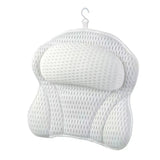 Hotel Universal Suction Cup 4D Mesh Health SPA Bath Backrest Cushion Washable Anti-slip Pillow