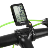 Lixada USB Rechargeable Wireless Bike Cycling Bicycle Speedometer Odometer with Computer Mount Holder