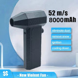 Powerful Snow 130000RPM Mini Turbo Jet Handheld Brushless Motor Electric Air Blower Car Dryer High-speed Duct Fan