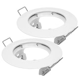 2pcs Recessed Lighting Trim GU10 Recessed Light Cover Can Light Trim Cover