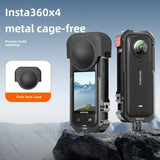 Insta360 Cage Metal Protective Action Camera Rig for insta360 X4 Extend Mic Video Light VRIG model GA-01 compatible