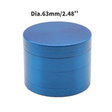 CRUSHER 40/50/63mm Dry Herb Grass Tobacco Grinder Zinc Alloy 4 Laye Manual Spice Herbal Grinders for Smoking Accessories