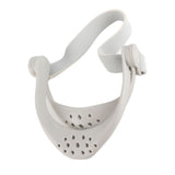 Support Posture Corrector Neck Brace 360 Degree Adjustable Cervical Traction Device for Pain Pressure Relieve Grey ABS