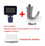 3.5 inch color Touch screen Anesthesia Digital Video Laryngoscope 6 sizes Reusable Stainless Steel Blades Optional laryngscope