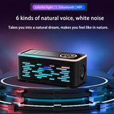 Bluetooth-compatible Sleep Sound hine Multi-Function Portable 360 Degree Stereo Surround Bass Audios Speaker For Home