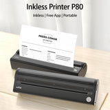 PeriPage A4 Paper Direct Thermal Transfer 304dpi Wireless 210mm Mini Mobile Photo Printer USB BT Connect