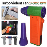 Power Display Air 140000RPM Mini Turbo Jet Brushless Powerful Blower Dust Blowing Cleaning Tools Electric Violent Fan