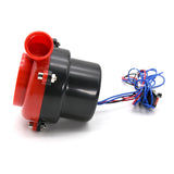 Universal Loud Horn Electronic Car Fake Dump Vae Electric Turbo Blow Off Analog Sound BOV Red