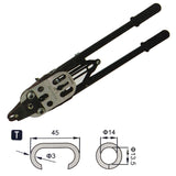 C50 Professional Manual Hog ring plier for Gabion fi C-Ring C Nailer Fence connect NAILER