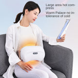 Electric Abdominal Massager - Health Care Deep Knead Abdomen Instrument. Vibration Body Massage Tool for Physiotherapy, Heating, and Slimming.
