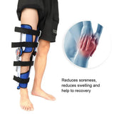 Medical Adjustable Leg Joint Support Injury Splints Orthopedic Ligament Rehabilitation Foot Ankle Fractures Knee Pad Breath