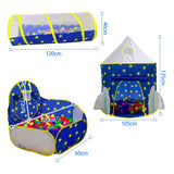 Childrens Pool Ball Pit Crawl Tunnel Outer Space Tent For Kids Indoor Outdoor Play House