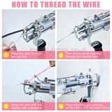 Electric Carpet Weaving cking hines Upgrade 2 In 1 Tufting Gun