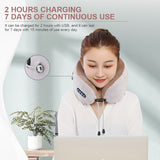 New Type Inflatable Microcurrent Electric Neck Heating Massage U Shape Massage Pillows With Battery Operated