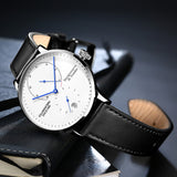 GUANQIN Business Fashion Style Luxury Men's Watch Mechanical Automatic Sapphire Stainless Steel  Waterproof Bracelet Accessories