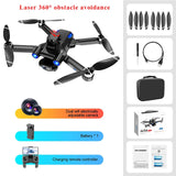 S136 Max Drone 4K HD Dual Camera GPS Obstacle Avoidance Foldable Quadcopter Brushless Helicopter Professional Photography Dron