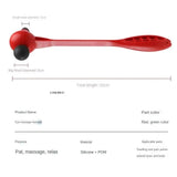 Massage eye back rubs the body flap leg knock stick massager regimen meridian silicone hammer