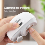 2 In 1 Electric Nail Clippers With Lights Automatic Anicure Trimmer For Baby Finger Toe Scissors Pedicure Thick Nails Cutter