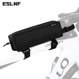ESLNF Portable Cycg Top Tube MTB Road Tool Bag Color Block Waterproof Ultralight Bicycle Pannier Pocket