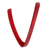 Front Grill Protective Trim V Shape Real Carbon Fiber Durable Bumper Grill Cover for Car Styling