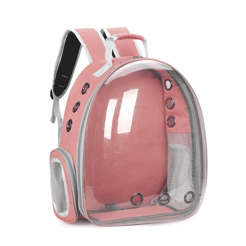 18Colors Carrier for Cat Puppy Breathable Portable Pet Bag Stroller Carrying Backpack Transparent Space Backpack Travel Products