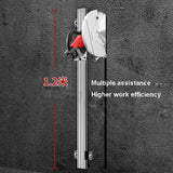 High-Power Cutting With Guide Rail Concrete Wall Slotting Depth 26CM Electric Grooving hine 220V