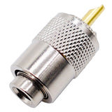 10PCS RF UHF Male RG8 RG58 Cable Lug Antenna Connector PL259