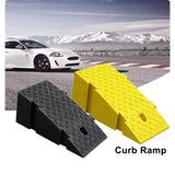 Wheel Driveway Portable Tires Curb Ramps Motorcycles Lightweight Plastic Threshold Ramp for Car Trailer Truck Bike