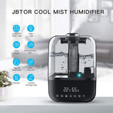 5L  Hot Sale Cool Mist Humidifier Ultrasonic Air Humidifiers Large Top Fill Desk Humidifier for Bedroom Babies Home
