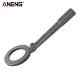 Electronic Detecting Device Airport Security Metal Detector 180°Foldable Head with Light and Sound Alerts