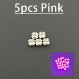 TYPE-C 5V 0-200mm Wireless Power Supply Transmitter Coil Induction 5PCS Receiver LED Light Lamp DIY Model am ama Robots